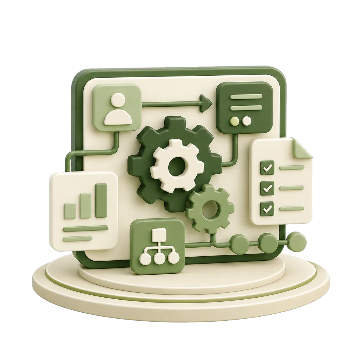 3D workflow automation system