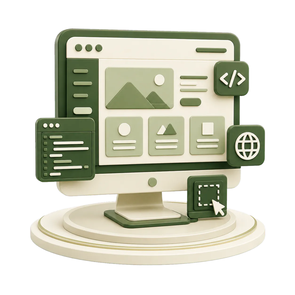 3D web application and dashboard system