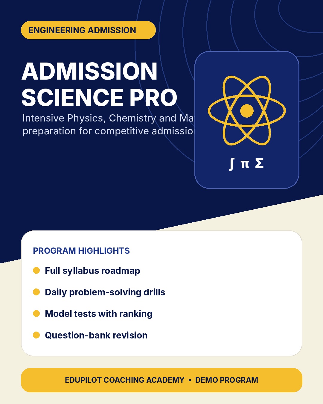 Admission Preparation