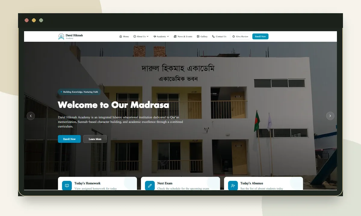 Darul Hikmah Academy project preview