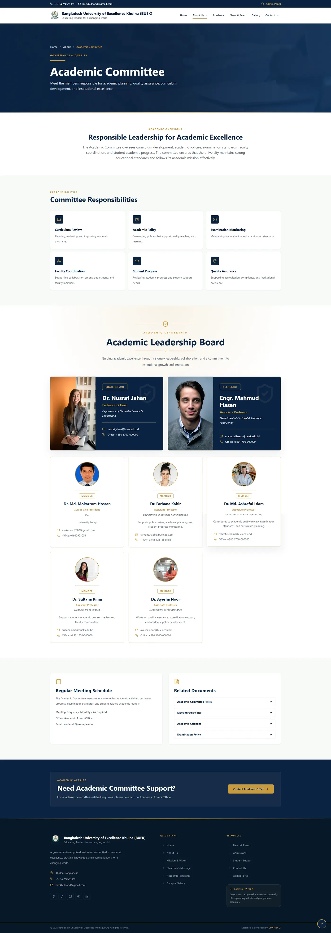 Academic Committee
